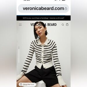 Current season -NWT Veronica Beard Cheshire Cashmere Sweater (Small)